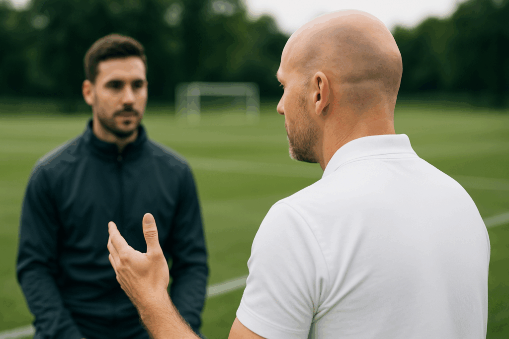 Sportmentalcoaching von Hypnose-Mentalcoach Michael Leitner mit einem Sportler