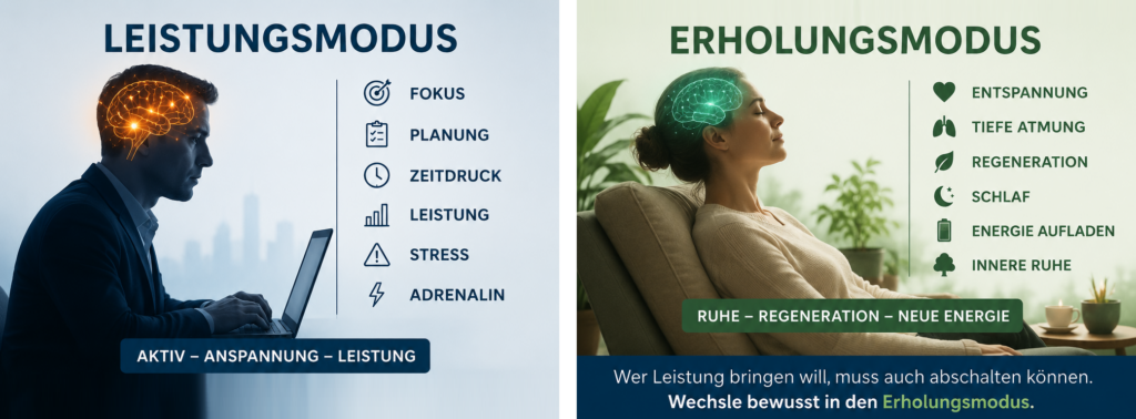 Mentalcoach Michael G. Leitner erklärt, warum viele Menschen nach der Arbeit oder vor dem Einschlafen nicht abschalten können und wie sie mit Mentaltraining zu mehr innerer Ruhe finden.